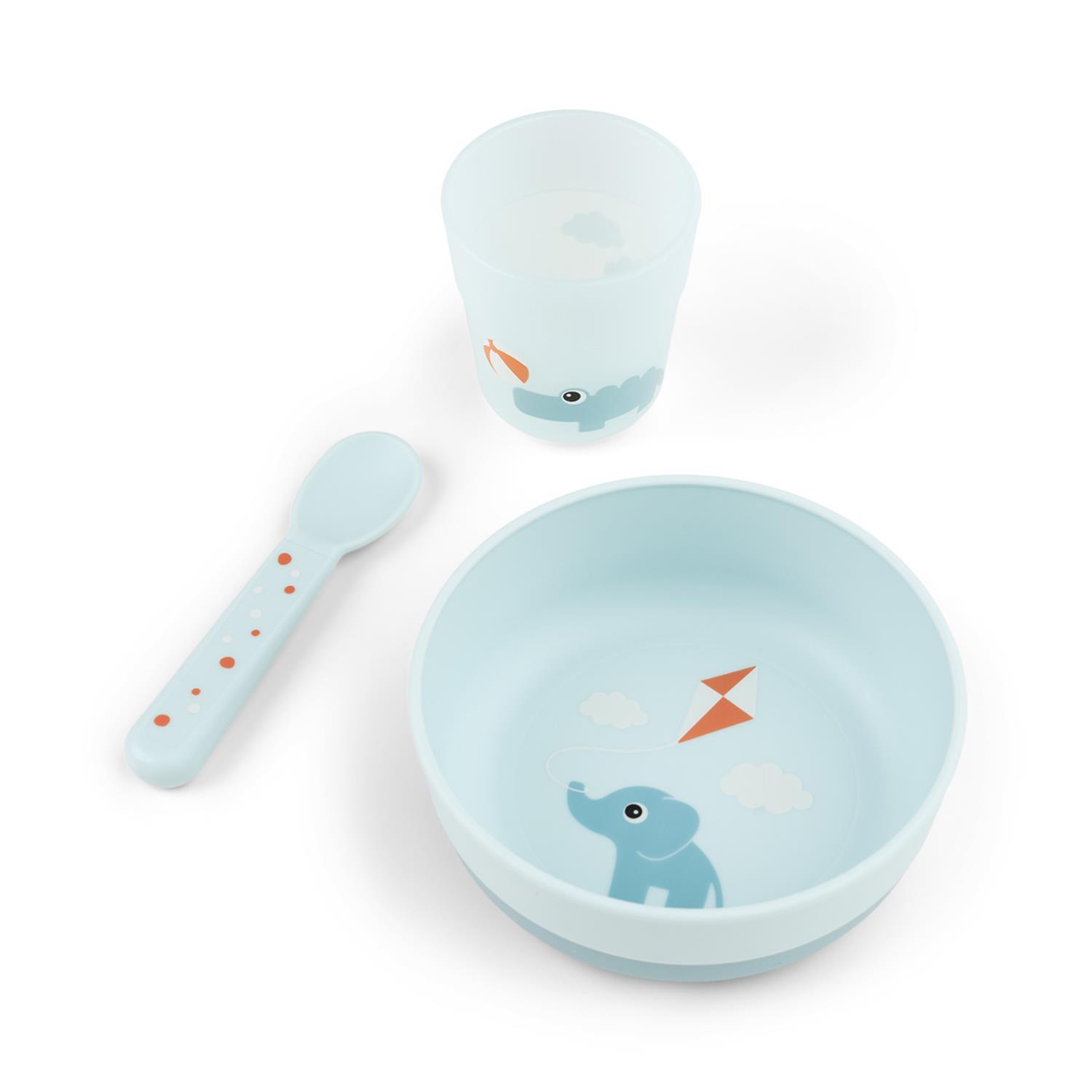 DONE BY DEER - Coffret premier repas Foodie Playground BLEU Done by Deer