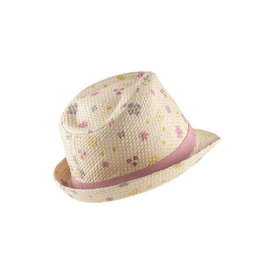 Sterntaler Chapeau de paille Fleurs Sable  Sterntaler Chapeau de paille Fleurs Sable