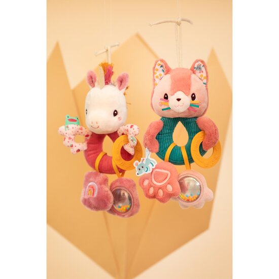Lilliputiens Jouet lena anneaux multi activites Blanc/Rose/Jaune  Lilliputiens Jouet lena anneaux multi activites Blanc/Rose/Jaune