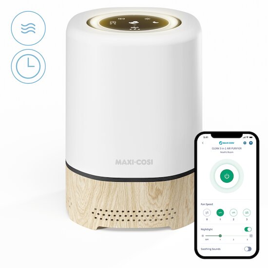 Maxi Cosi Purificateur d'air 3 en 1 Clean Blanc  Maxi Cosi Purificateur d'air 3 en 1 Clean Blanc