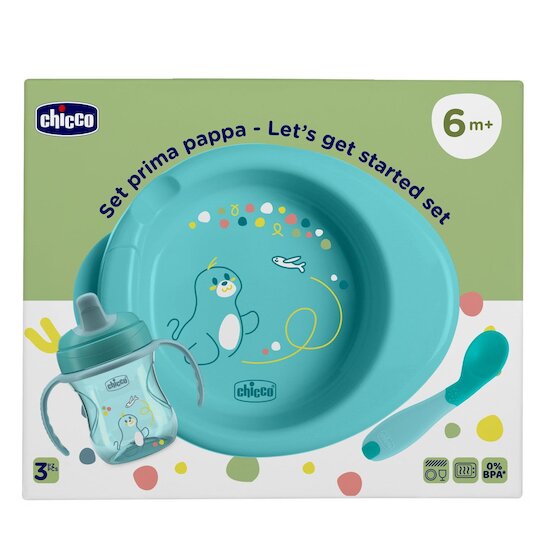Chicco Coffret Repas Bleu 