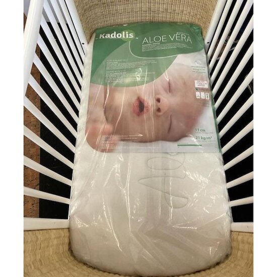 Théo Matelas bébé Aloe Vera Coquillage Blanc  Théo Matelas bébé Aloe Vera Coquillage Blanc