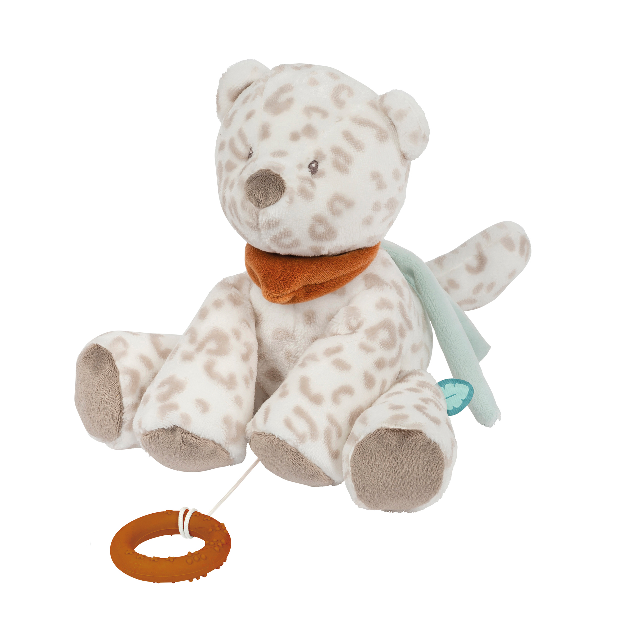 Nattou - Peluche musicale Boris et Jungo BLANC Nattou