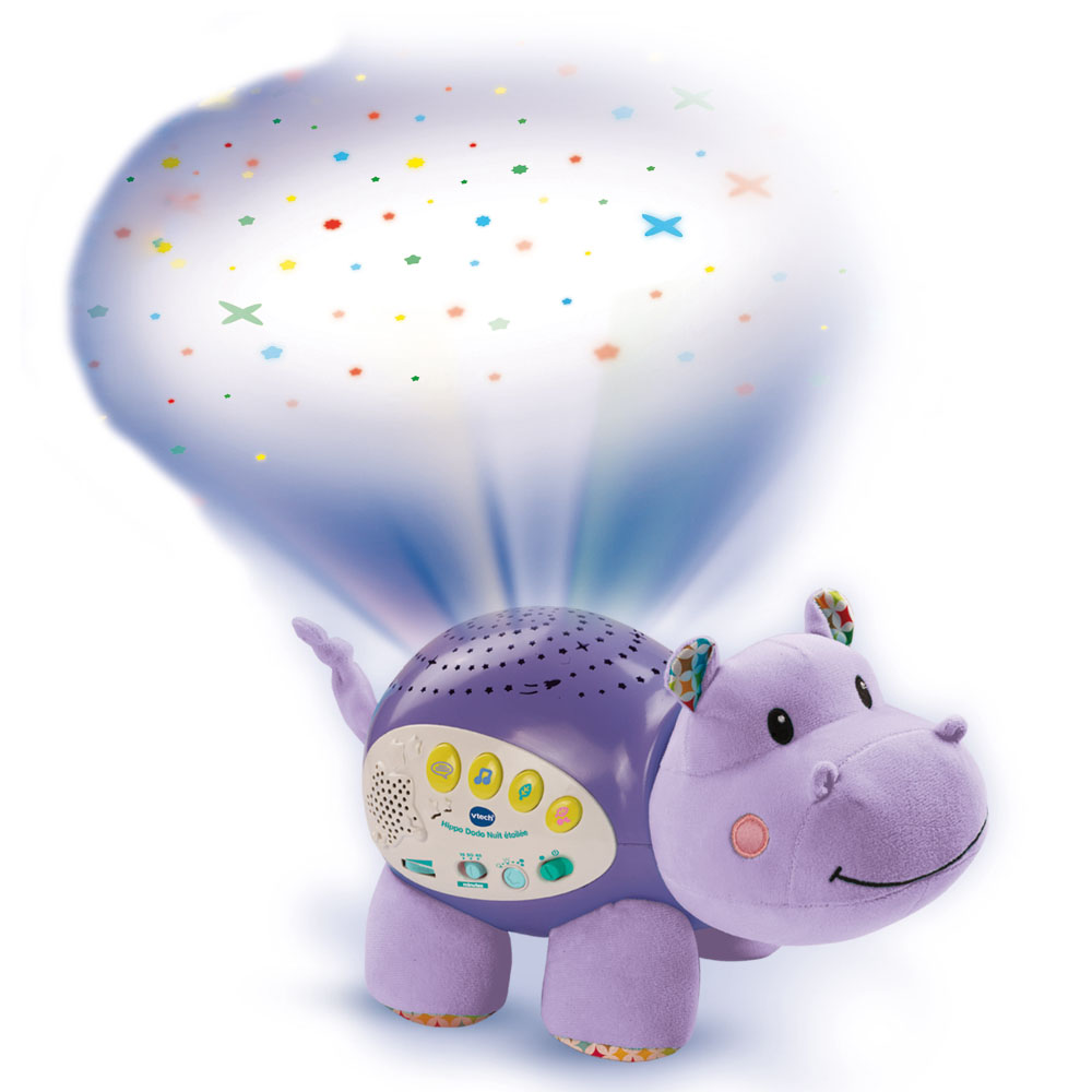 Veilleuse Hippo Dodo nuit étoilée VTech : King Jouet, Veilleuses VTech -  Jeux d'éveil