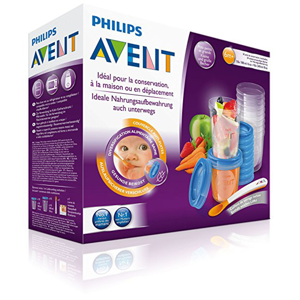 20 pots de conservation, Philips Avent de Philips Avent