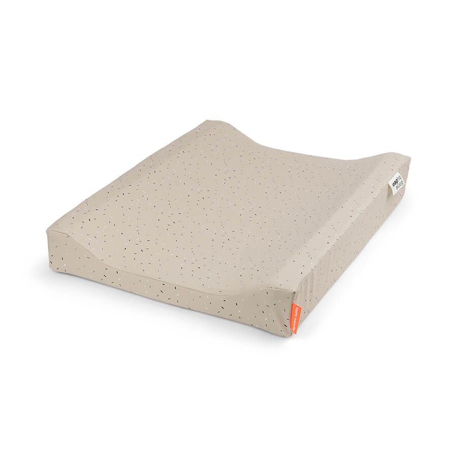 Matelas à langer easy wipe Confettis BEIGE Done by Deer