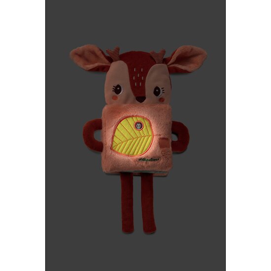 Lilliputiens Livre doudou Stella Marron  Lilliputiens Livre doudou Stella Marron