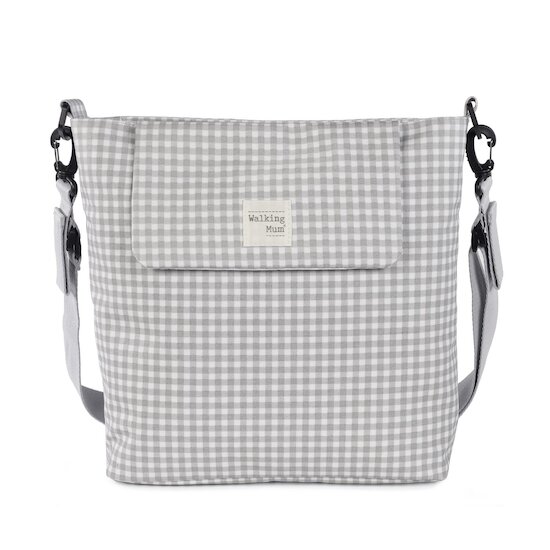 Walking Mum Sac a Langer I Love Vichy Gris  Walking Mum Sac a Langer I Love Vichy Gris
