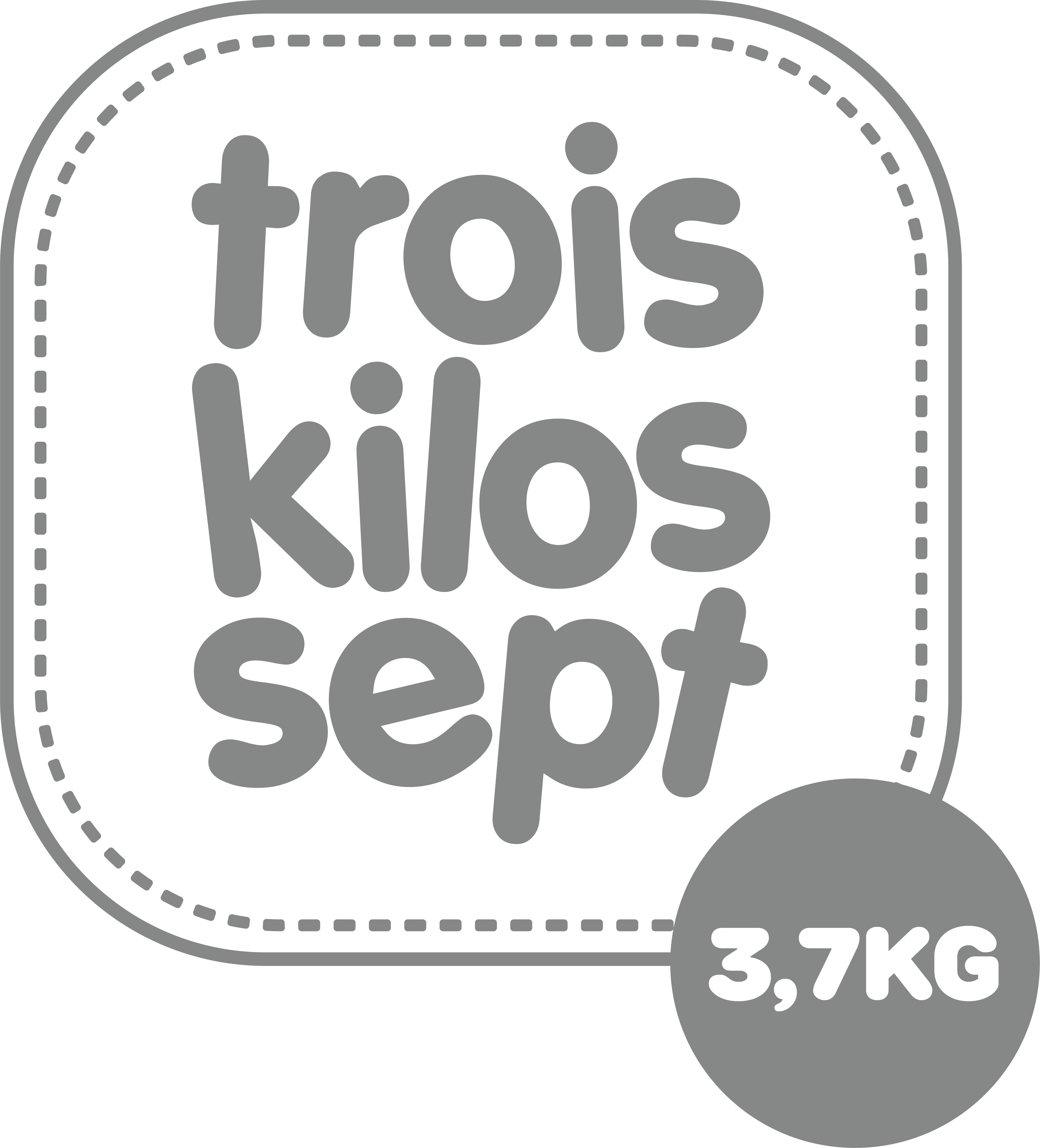 Trousseau de naissance bébé Trois Kilos Sept