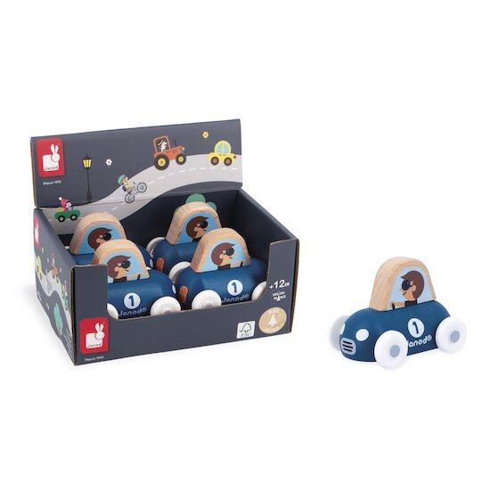 Janod Voiture de Sport Cross Roads  Bleu nuit  Janod Voiture de Sport Cross Roads  Bleu nuit