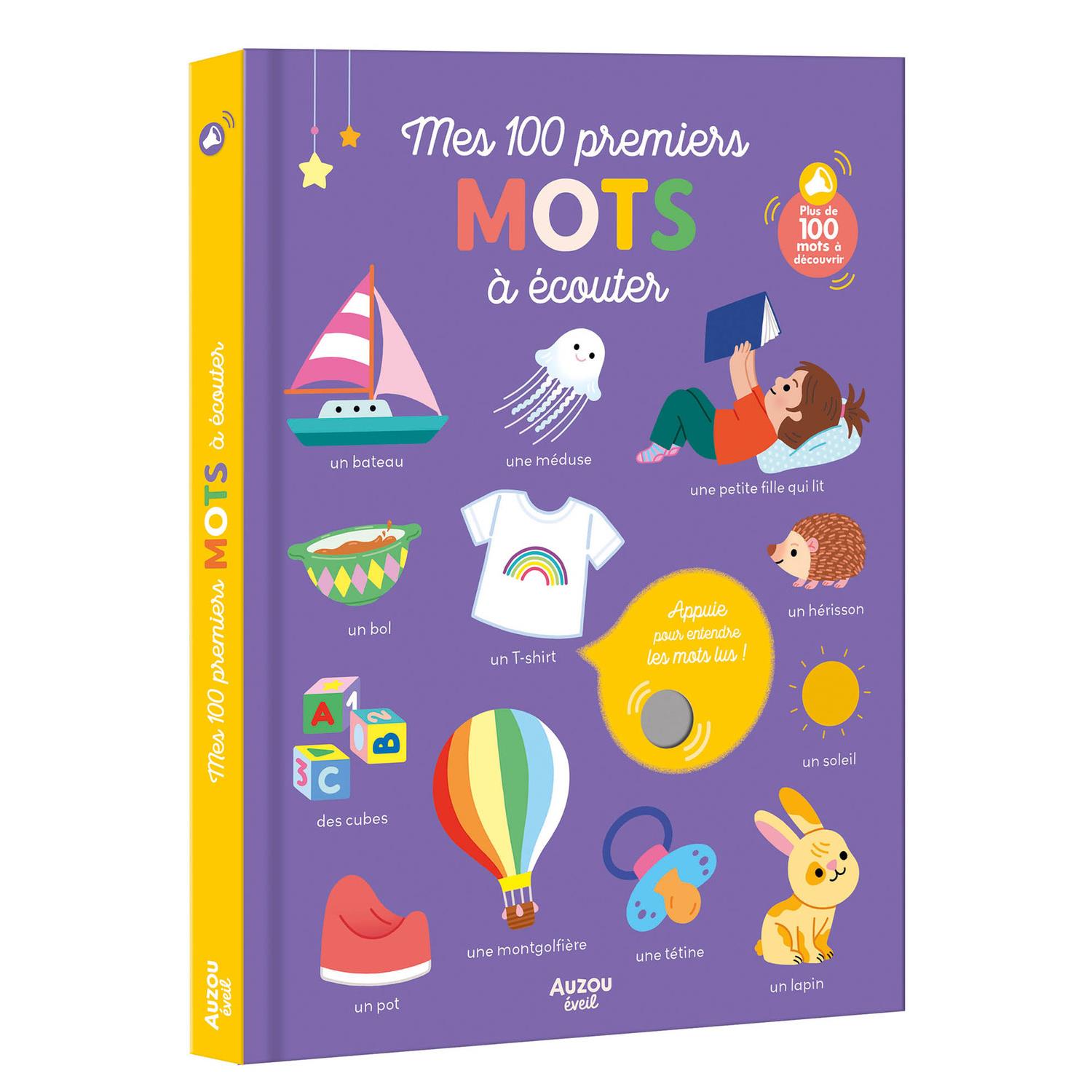 Livre Mes 100 premiers mots à écouter MULTICOLORE Auzou