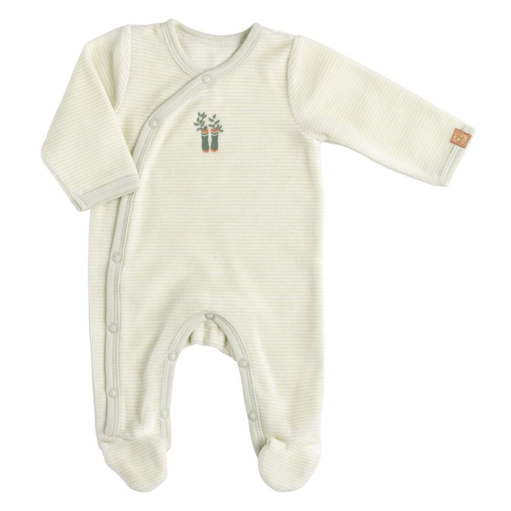 Sauthon - Pyjama rayures Botanica VERT Sauthon