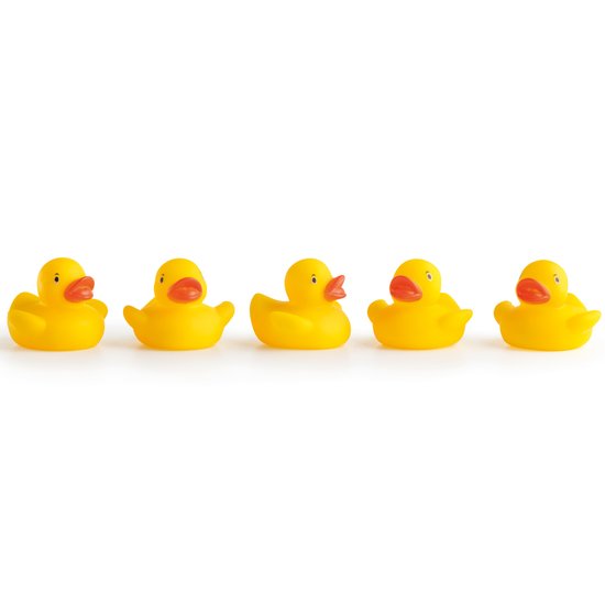 Canards de bain x5 MULTICOLORE Formula Baby