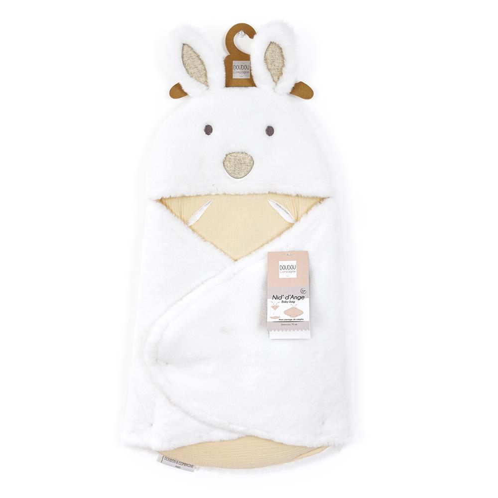 Nid d'ange Happy Wild BEIGE Doudou & Compagnie