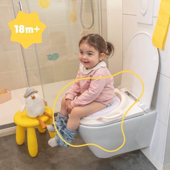 Badabulle Réducteur de Toilette Avec Poignées Mouette 