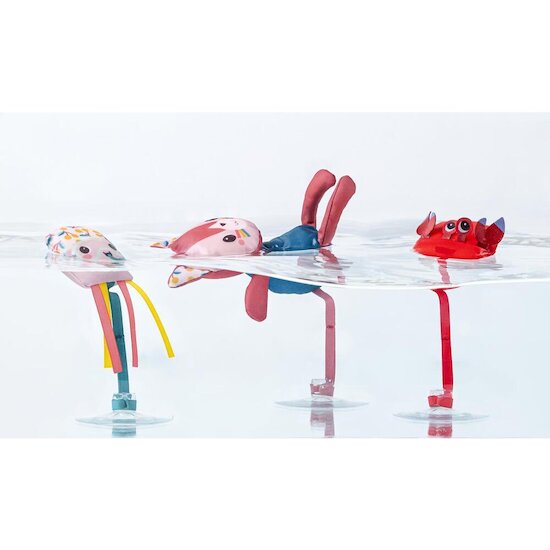 Lilliputiens 3 Personnages de Bain Ventouses Jeanne Multicolore  Lilliputiens 3 Personnages de Bain Ventouses Jeanne Multicolore