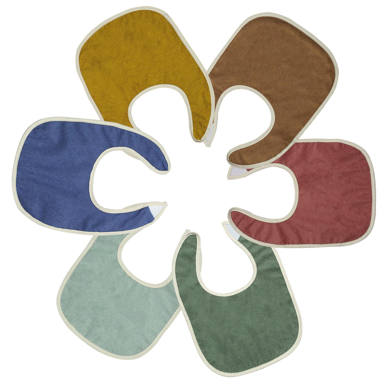 LOT DE 6 BAVOIRS 1ER AGE-6 COULEURS MULTICOLORE Trois Kilos Sept