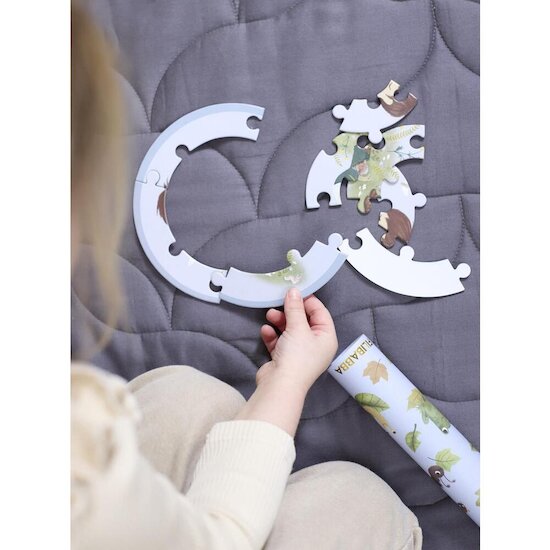 Filibabba Ensemble de 5 puzzles Petits aventuriers Multicolore 