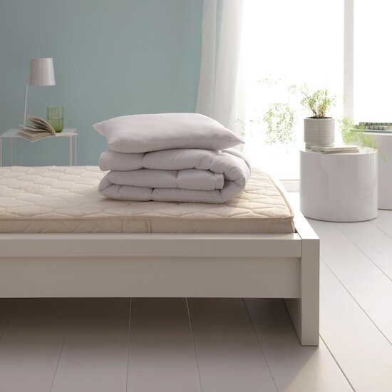Mon P'tit Dodo Protège-Matelas Transalese Blanc  Mon P'tit Dodo Protège-Matelas Transalese Blanc