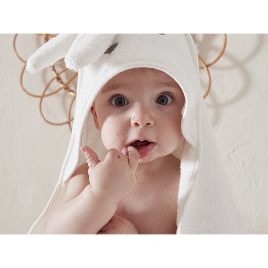 Noukie's Cape de bain Bali & Moka Snow blanc  Noukie's Cape de bain Bali & Moka Snow blanc