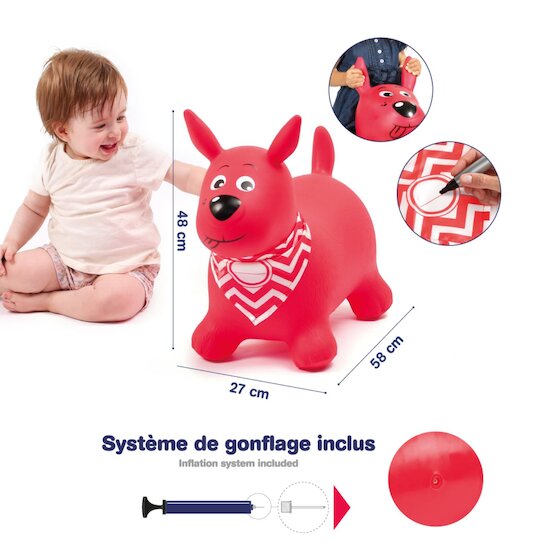Ludi Chien sauteur Rouge  Ludi Chien sauteur Rouge