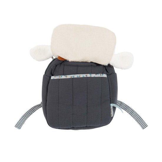 Moulin Roty Sac À  Dos Mouton Après La Pluie   Moulin Roty Sac À  Dos Mouton Après La Pluie