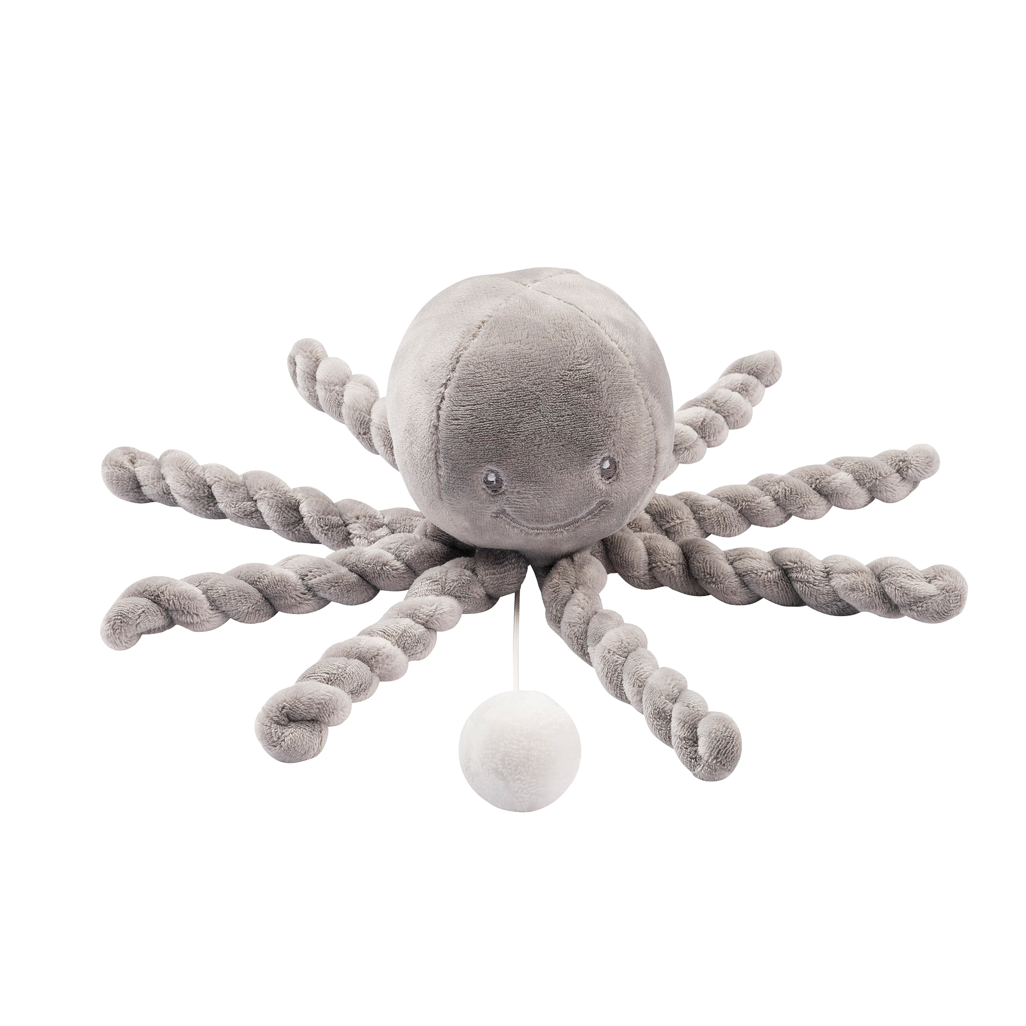 Nattou - Peluche musicale poulpe GRIS Nattou