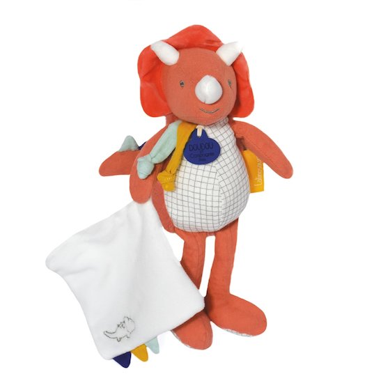 Doudou & Compagnie Pantin avec doudou Les calinosaures Orange 25 cm Doudou & Compagnie Pantin avec doudou Les calinosaures Orange 25 cm