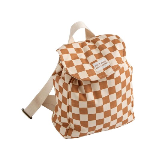 Sauthon Sac à dos Enfant Damier Petit Chou Ecru/Caramel 0-4 ans Sauthon Sac à dos Enfant Damier Petit Chou Ecru/Caramel 0-4 ans