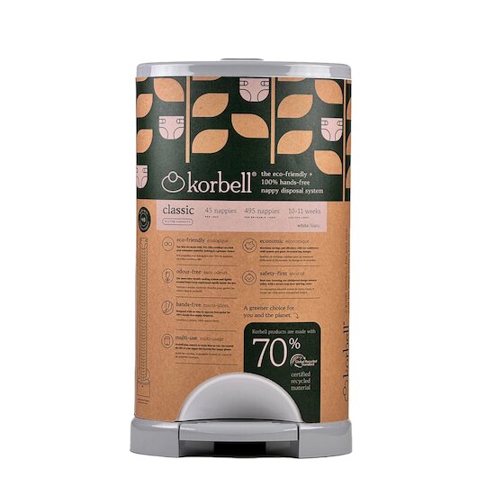 Korbell Poubelle Classique + 1 recharge Blanc 16 L Korbell Poubelle Classique + 1 recharge Blanc 16 L