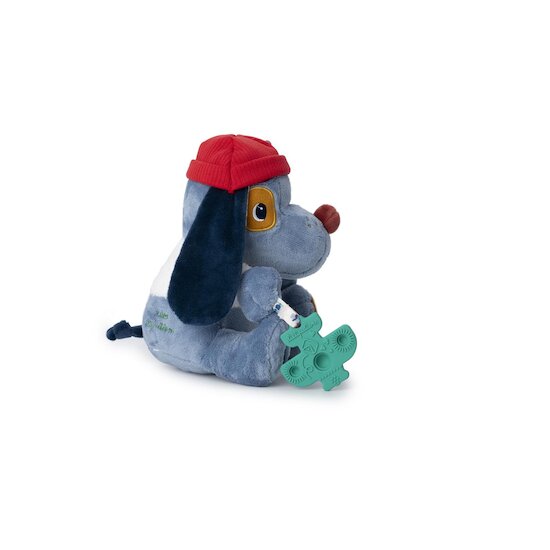 Lilliputiens Jouet jules chien multi-activites Bleu/Blanc/Rouge 