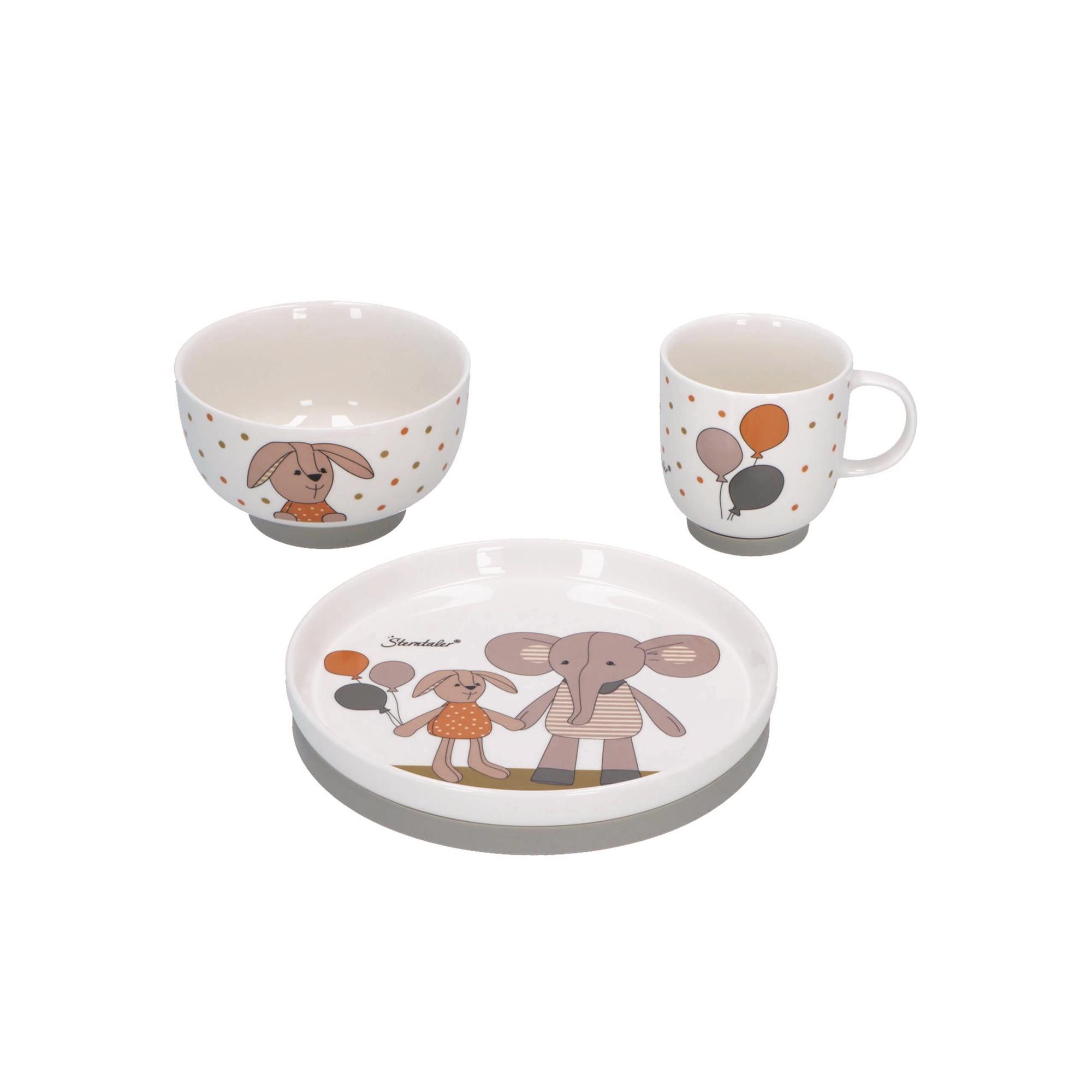 Set vaisselle en porcelaine Eddy+Happy BLANC Sterntaler