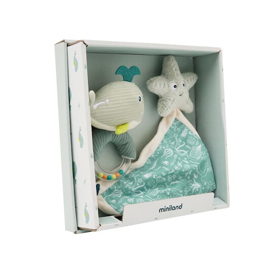 Miniland Coffret cadeau Bébé Mer Multicolore 