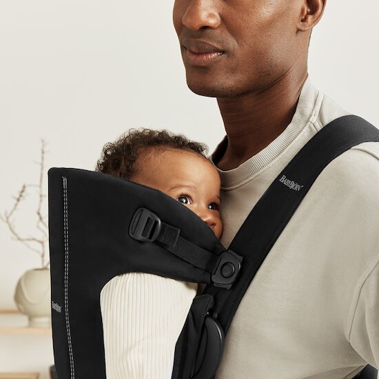 BabyBjörn Porte-bébé mini tissé Noir 