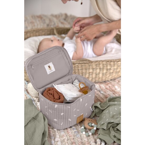 Lässig Panier nurserie nomade Blocks taupe  Lässig Panier nurserie nomade Blocks taupe