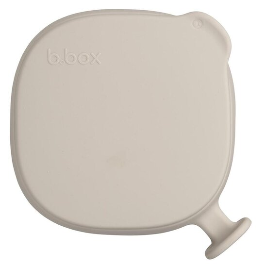 B.Box For Kids Bol ventousé et couvercle en silicone Latte  B.Box For Kids Bol ventousé et couvercle en silicone Latte