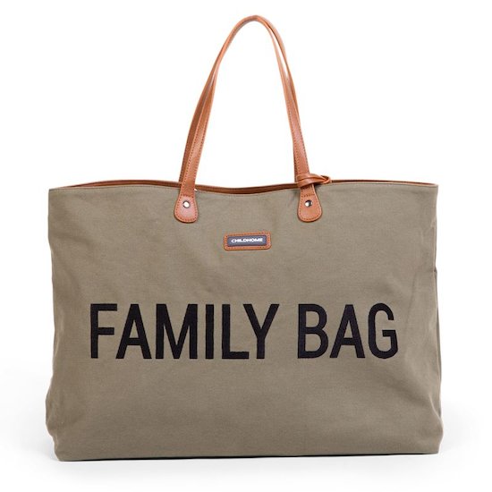 Childhome Sac à langer Family Bag toile Canvas Kaki  