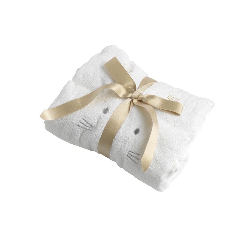 Lot de 2 linges éponges pour matelas à langer BLANC Sauthon Original