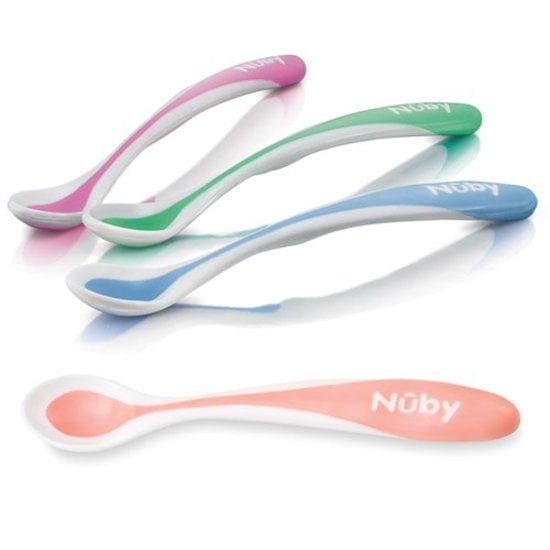 Nuby 4 cuillères thermosensibles  