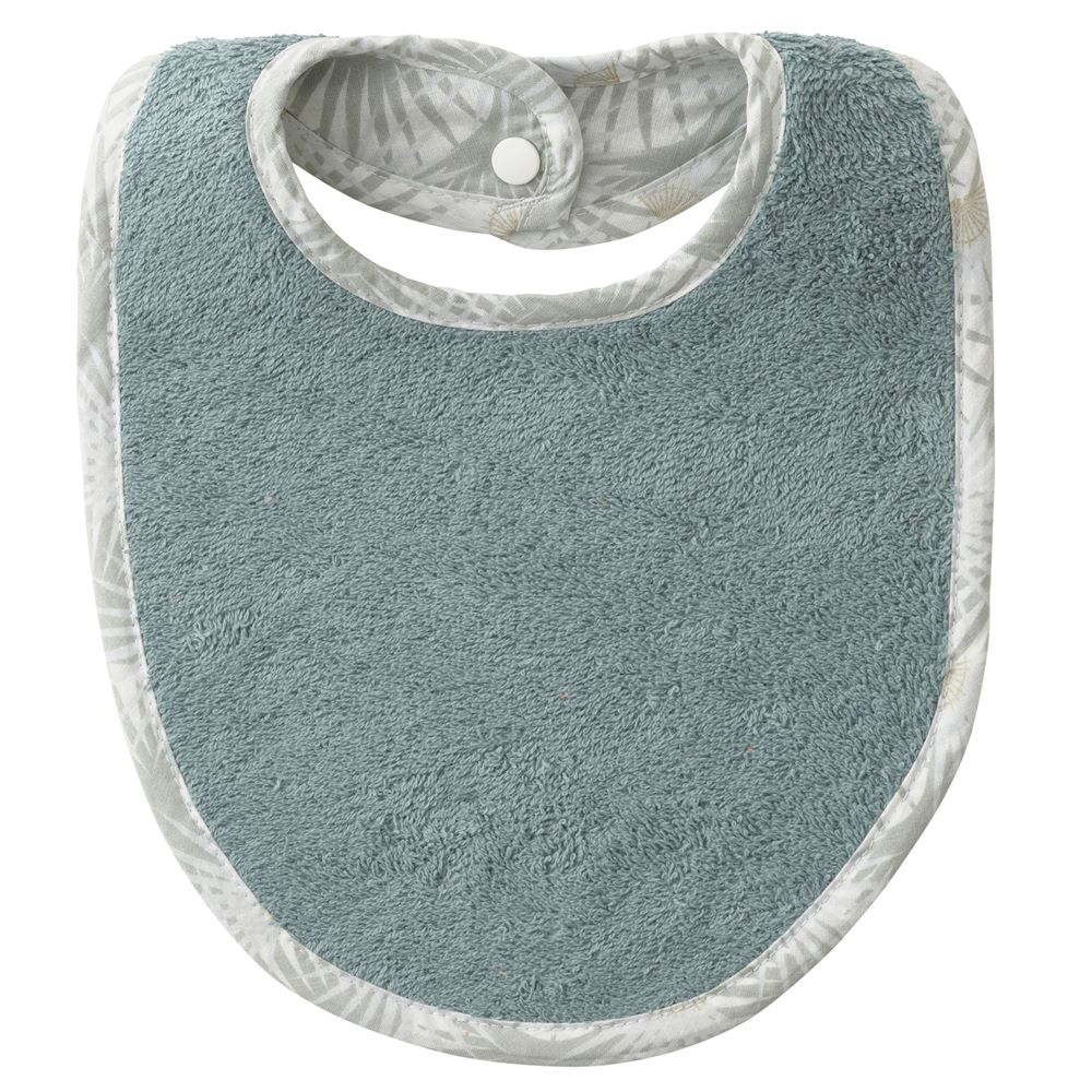 BB & Co - Grand bavoir réversible éponge VERT BB&Co