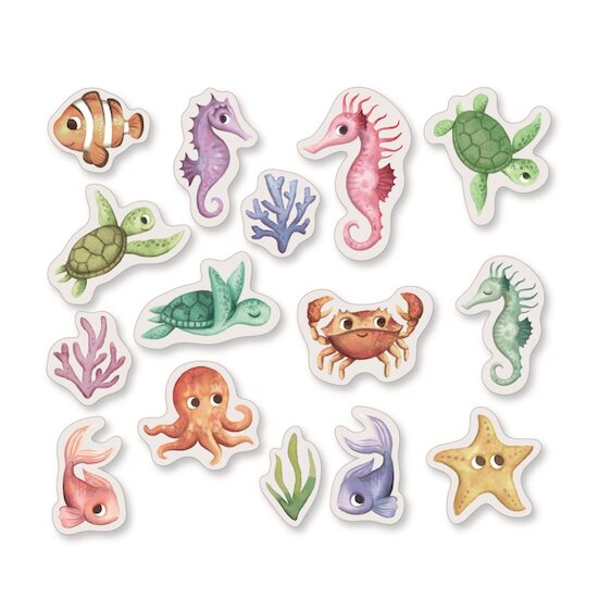 BB&Co Jouets de bain en mousse Under the sea Multicolore 