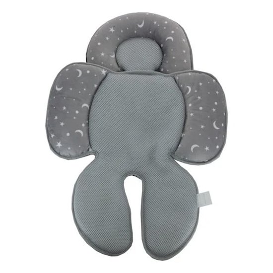 B-Coussin Confort Poussette Gris / noir - Bo Jungle