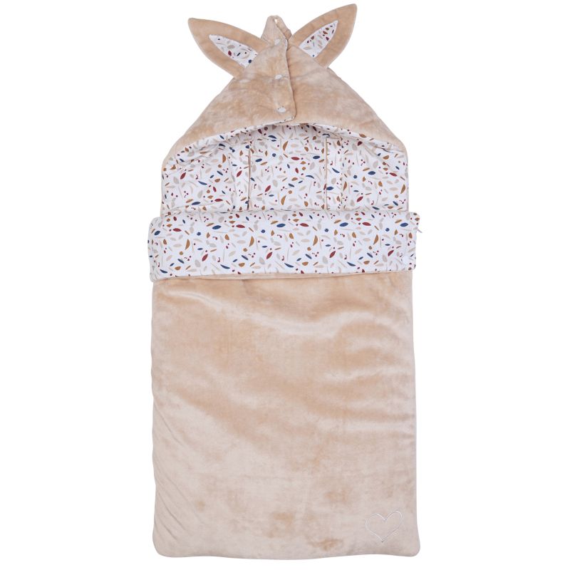 Nid d’ange en minky doublé coton MULTICOLORE BB&Co