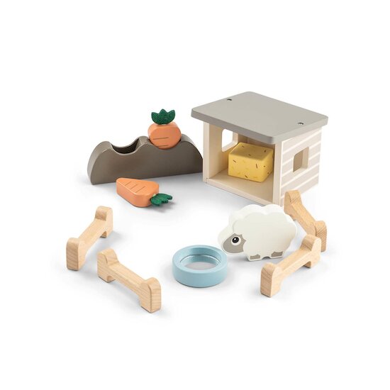 Done by Deer Ensemble de jeu Tiny farm Sheepy Multicolore 