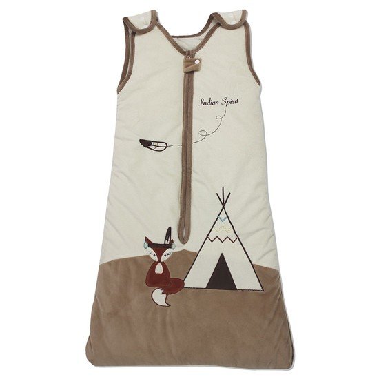 Les Chatounets Gigoteuse réglable Indien Taupe 6-24 mois