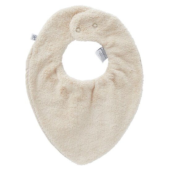 BB&Co Bavoir-bandana bambou et gaze de coton Biscuit  BB&Co Bavoir-bandana bambou et gaze de coton Biscuit