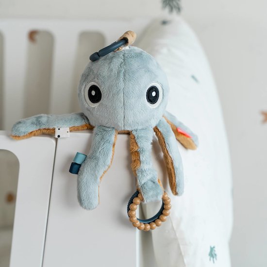 Done by Deer Hochet d'éveil Jelly Bleu 11,5x21 cm