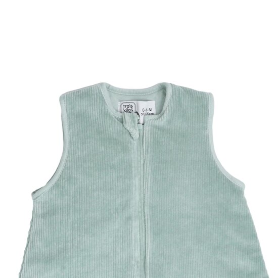 Trois Kilos Sept Gigoteuse Wooly Vert Sauge 0-6 mois Trois Kilos Sept Gigoteuse Wooly Vert Sauge 0-6 mois