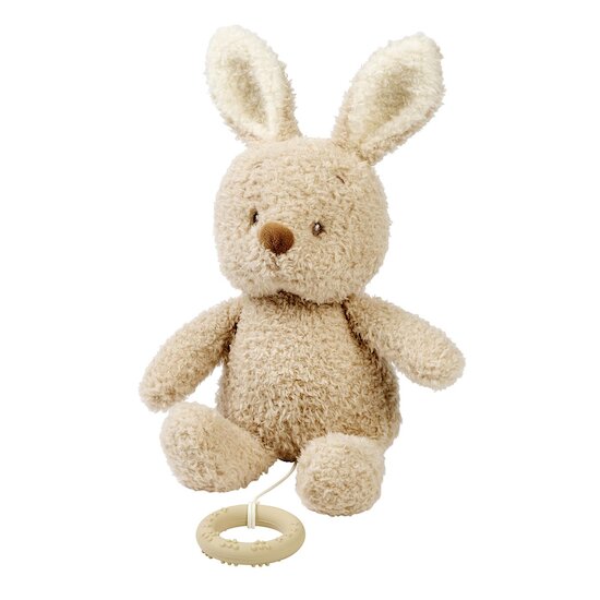 Nattou Peluche musicale Bébé Lapin Bouclette Teddy Beige  Nattou Peluche musicale Bébé Lapin Bouclette Teddy Beige