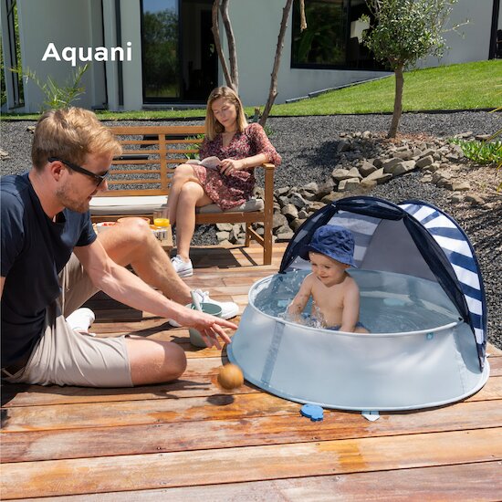 Babymoov Aire de jeu Aquani 3 en 1 marinère  Babymoov Aire de jeu Aquani 3 en 1 marinère
